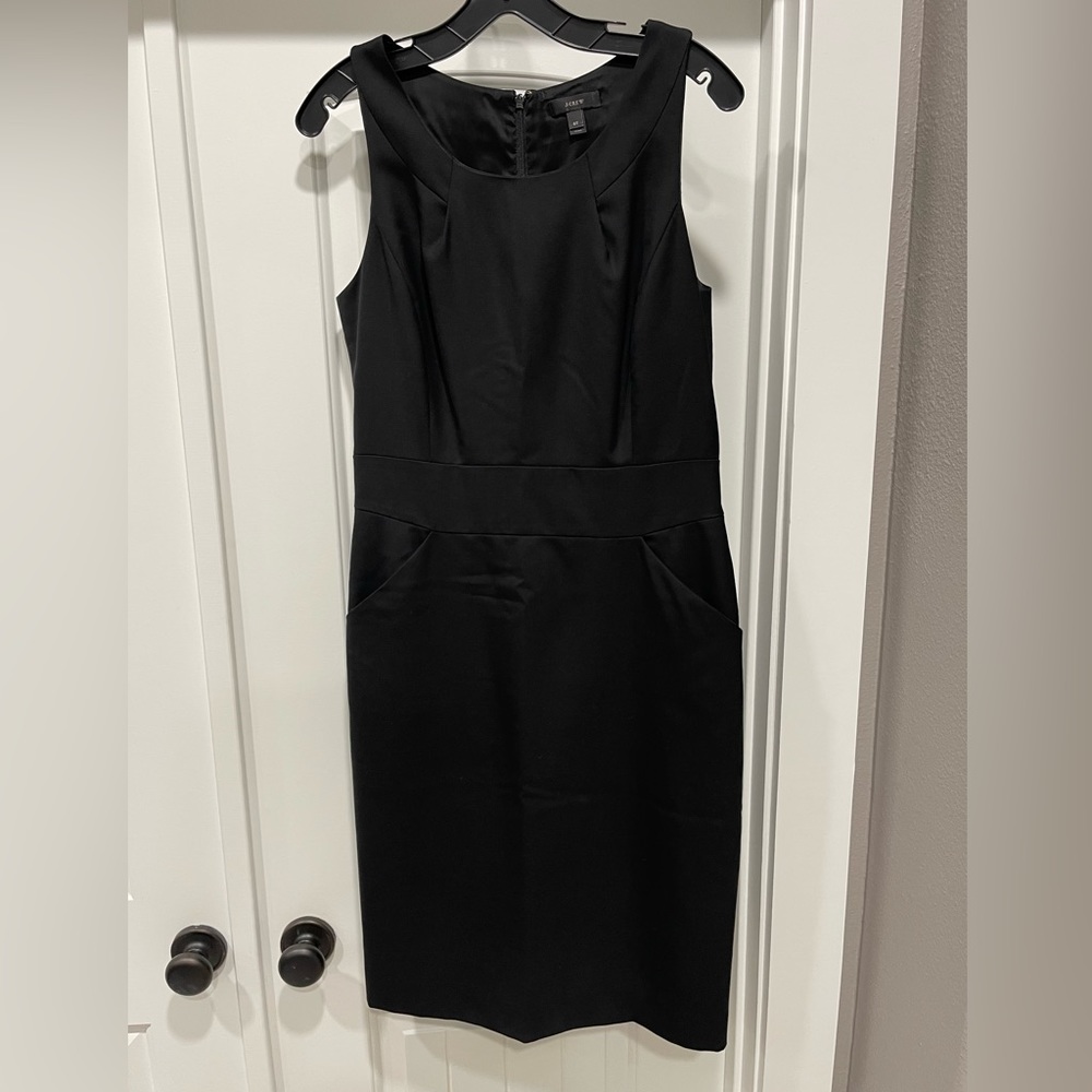 J. Crew 8 Tall Black Dress